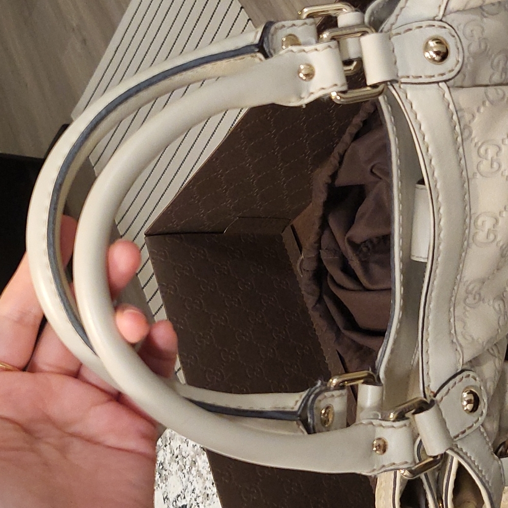 Gucci tote sukey medium monogram leather guccissima shoulder bag - Picture 9 of 9